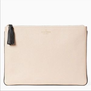 Kate Spade GIA Chester St Large leather clutch NWT